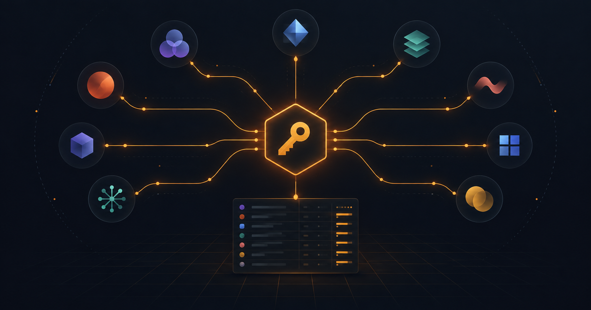Abstract data-flow illustration for The Complete Guide to Chinese AI APIs